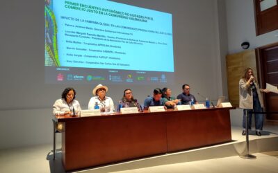 Representantes de comunidades campesinas de Ecuador participan en Valencia en el Primer Encuentro de Ciudades por el Comercio Justo