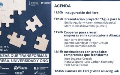 El proyecto VID Amiga se presenta en el foro «Alianzas que transforman» de la Universitat Jaume I